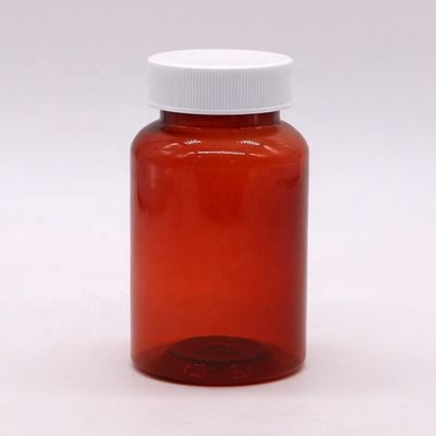 ΣΚΡΟΥ ΚΑΠ 200 ml μπουκάλι PET για διαφανή κυλινδρικό σχήμα Συμπλήρωμα φαρμάκων δοχείο
