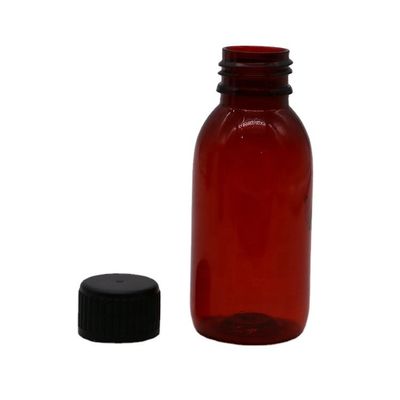 100 ml ιατρικής ποιότητας στοματικό υγρό φάρμακο σε πλαστικό μπουκάλι με μετρητή