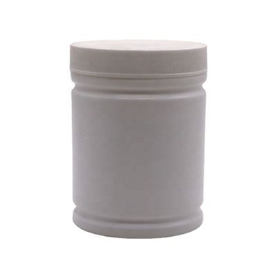500 ml HDPE πλαστικό περιέκτη σκόνης με προσαρμοσμένο σχεδιασμό αυτοκόλλητου ετικέτας κυλίνδρου