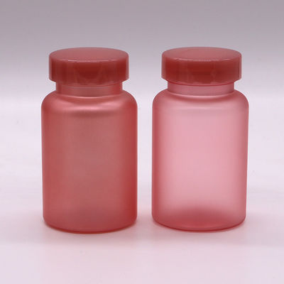 Αλουμινένιο κάλυμμα 100/120/150ML PET πλαστικό βάζο με ευρύ στόμα για φαρμακευτική χρήση