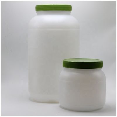 Ψωμί 1L / 4L HDPE πρωτεΐνη σε σκόνη με ευρύ στόμα Αποθήκευση τροφίμων με καπάκι βίδες και αλουμινένιο υλικό θερμικής επαγωγής