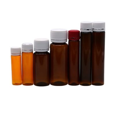 Τροφική ποιότητα 30 ml PET Στρογγυλό σχήμα Slim Oral υγρό πλαστικό μπουκάλι με αναισθητικό κάλυμμα