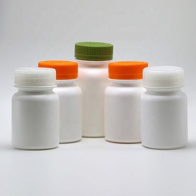 Στρογγυλό 225ml 7.5oz πλαστικό HDPE δοχείο φαρμάκων Συμπλήρωμα Κρατήρας φιάλης Εγκατασκευή κάλυψη