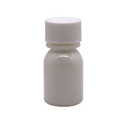30 ml λευκό φιαλίδιο υγρού για από του στόματος PE με προστατευόμενο από παιδιά καπάκι και καπάκι CRC