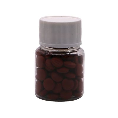 Φαρμακευτική συσκευασία 35 ml PET Μικρό πλαστικό μπουκάλι για χάπια με προσαρμόσιμα χρωματικά καπάκια