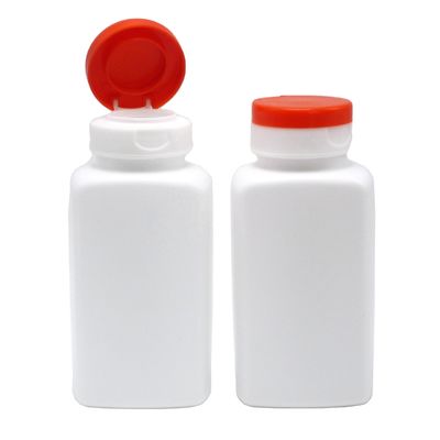 Σκηνότυπη 190 ml HDPE πλαστικό μπουκάλι τετραγωνικής μορφής για το κάλυμμα συμπληρωμάτων φαρμάκου