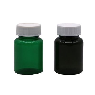 Βιομηχανική ιατρική 50 ml PET πλαστικό μπουκάλι με καπάκι βίδας και εξατομικευμένη εκτύπωση ετικέτας