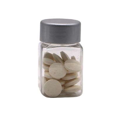 Διαφανές τετραγωνικό σχήμα 30 ml PET πλαστικό μπουκάλι για φάρμακα Συμπλήρωμα Αποθήκευσης Συμπλήρωμα