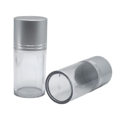 80mL PET κυλινδρικό σχήμα πλαστικό διαφανές μπουκάλι με ευκολό στο αλουμίνιο κάλυμμα