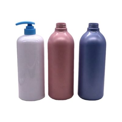 Τύπος καπάκις αντλία 1000mL χωρητικότητα στρογγυλά μπουκάλια για εξατομικευμένο χρώμα λοσιόν πλύση σώματος