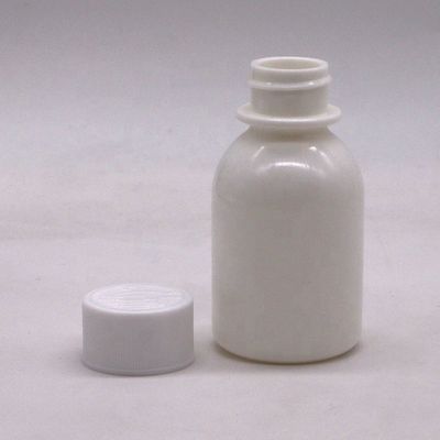HDPE πλαστικό τύπου 60mL/2oz Λευκά αδιαφανή σφραγισμένα αντι υπεριώδη υγρά δοχεία φαρμάκων