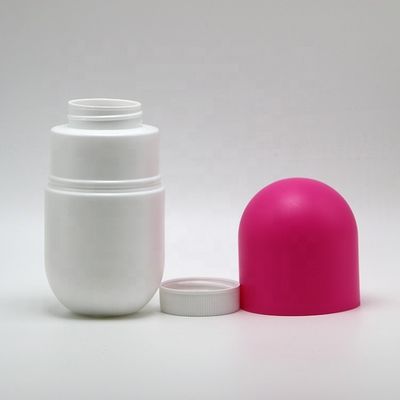 120 ml/130 ml/180 ml HDPE πλαστικό μπουκάλι σε σχήμα κάψουλας για συμπλήρωμα διατροφής