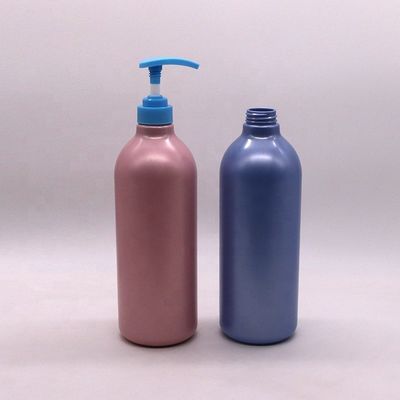 Τύπος καπάκις αντλία 1000mL χωρητικότητα στρογγυλά μπουκάλια για εξατομικευμένο χρώμα λοσιόν πλύση σώματος