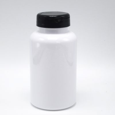 ΠΕΡΙΚΑΣΤΕΡΟ ΠΕΤ 200 ml Φαρμακείο με συνταγή Λευκό πλαστικό μπουκάλι για δοχείο φαρμάκων