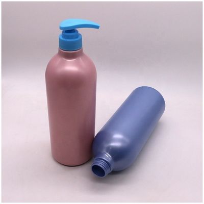 Τύπος καπάκις αντλία 1000mL χωρητικότητα στρογγυλά μπουκάλια για εξατομικευμένο χρώμα λοσιόν πλύση σώματος