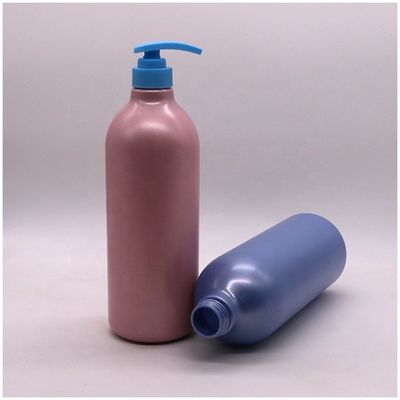 Τύπος καπάκις αντλία 1000mL χωρητικότητα στρογγυλά μπουκάλια για εξατομικευμένο χρώμα λοσιόν πλύση σώματος