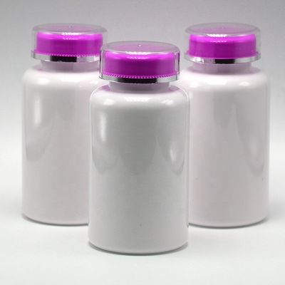 ΠΕΡΙΚΑΣΤΕΡΟ ΠΕΤ 200 ml Φαρμακείο με συνταγή Λευκό πλαστικό μπουκάλι για δοχείο φαρμάκων