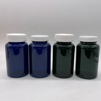 Προσαρμοσμένα χρωματικά αυτοκόλλητα ετικέτες PET πλαστικό 225ml 7.5oz δοχείο φαρμάκων με κάλυμμα