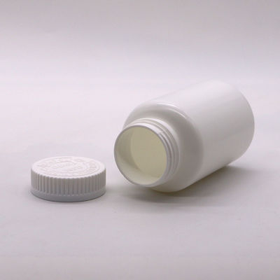 Παιδικά προστατευόμενο κάλυμμα 275 ml HDPE πλαστικό στρογγυλό φιαλίδιο για την οργάνωση δισκίων και καψουλών