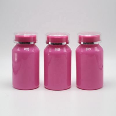Προσαρμοσμένο λογότυπο 150mL PET πλαστικό μπουκάλι για βιομηχανική επιφάνεια συσκευασίας και χάπι