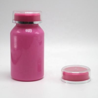 Προσαρμοσμένο λογότυπο 150mL PET πλαστικό μπουκάλι για βιομηχανική επιφάνεια συσκευασίας και χάπι
