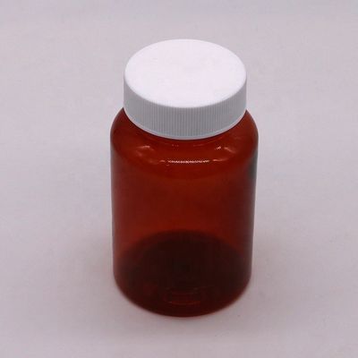 ΣΚΡΟΥ ΚΑΠ 200 ml μπουκάλι PET για διαφανή κυλινδρικό σχήμα Συμπλήρωμα φαρμάκων δοχείο