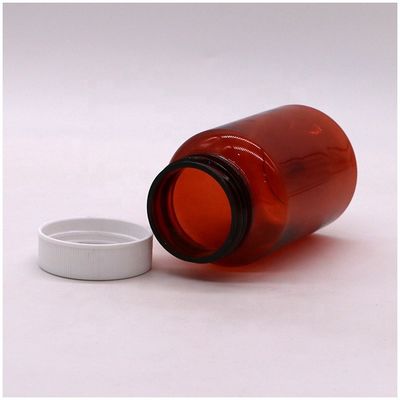 ΣΚΡΟΥ ΚΑΠ 200 ml μπουκάλι PET για διαφανή κυλινδρικό σχήμα Συμπλήρωμα φαρμάκων δοχείο