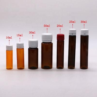 Υλικό σώματος PET 50 ml πλαστικό μπουκάλι υγρού για ιατρική συσκευασία και στοματικό υγρό