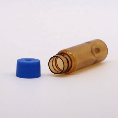 Κεπάκι ασφαλείας 10ML PET Φαγητό Αμπερό πλαστικό μπουκάλι για από του στόματος υγρό φάρμακο κολάρο υλικό PET στρογγυλό σχήμα