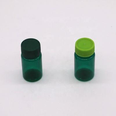 20ML/ CC Διαφανή πλαστικά φιαλίδια υγρού από PET με καπάκια σε ειδικό χρώμα και στρογγυλό σχήμα