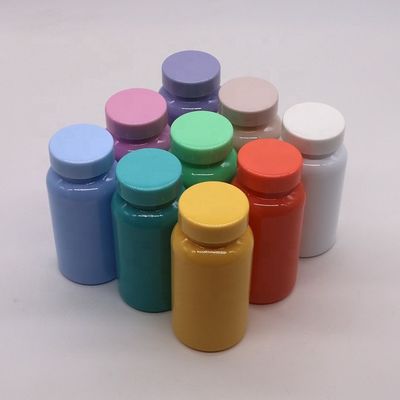 150mL/5oz Προσαρμοσμένο μπουκάλι PET για ταμπλέτες/καψάκια/κονδυλικές/φάρμακα και επικάλυψη