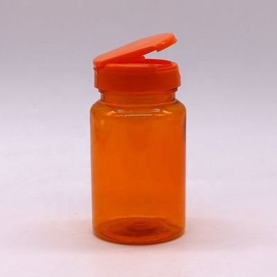 150 ml PET Φιαλίδιο Καψούλας Χρώματος με Flip Top Cap Βιοδιασπώμενο Φιαλίδιο Φαρμάκου