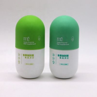 Κεφτέρι 180 ml κενά βρώμικα πλαστικά μπουκάλια για καψάκια στερεής σκόνης