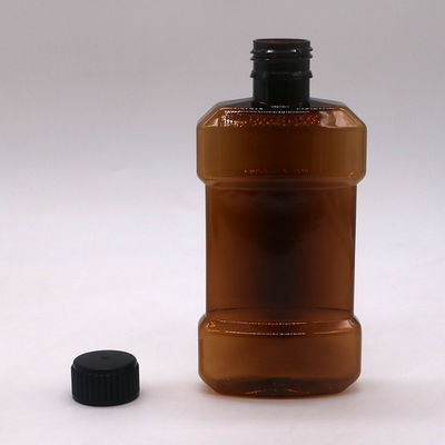 Προσαρμόσιμο χρώμα 250 ml υγρό στοματικό πλύσιμο PET πλαστικό μπουκάλι τύπου σφραγίσματος