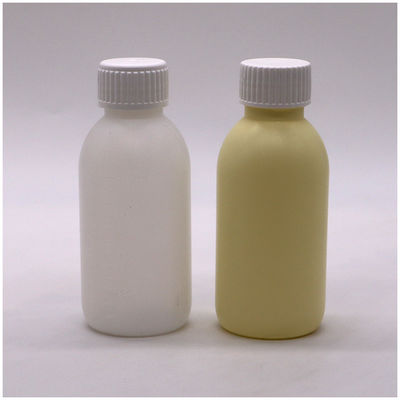 ΣΚΡΟΥ ΚΑΠ 120mL / 4oz μπουκάλι σιρόπι PE για εξατομικευμένη χρωματική συσκευασία υγρού φαρμάκου