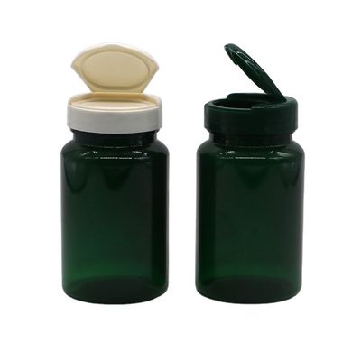 ΠΕΤ 150ml μπουκάλι πλαστικό κενό μπουκάλι 5oz κάψουλες με καπάκι