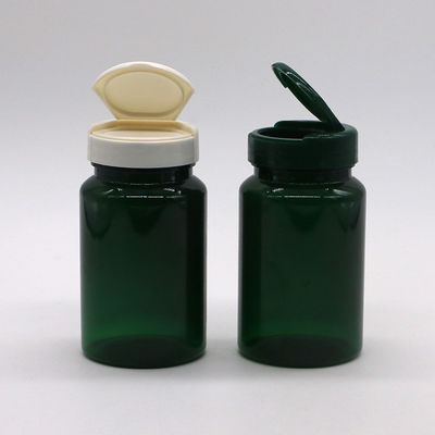 ΠΕΤ 150ml μπουκάλι πλαστικό κενό μπουκάλι 5oz κάψουλες με καπάκι
