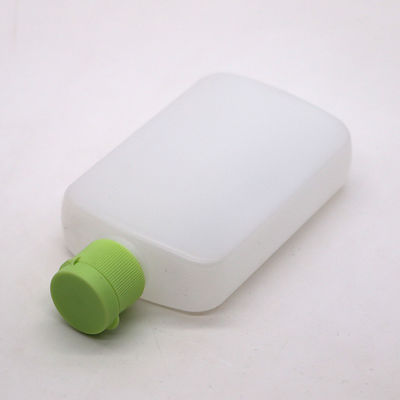 120 ml HDPE Flat Square Cosmetic Flask με Custom Colour και Σπειροειδές Flip-Over Καπάκι