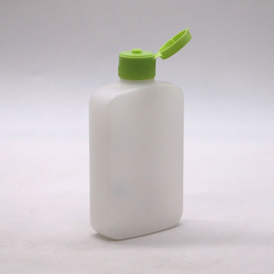 120 ml HDPE Flat Square Cosmetic Flask με Custom Colour και Σπειροειδές Flip-Over Καπάκι