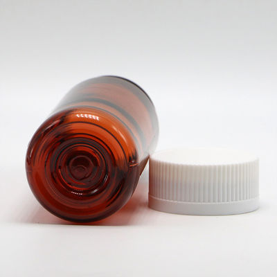 ΣΚΡΟΥ ΚΑΠ 150 ml καφέ μπουκάλι PET για πλαστικό συμπλήρωμα υγρού και καπάκια ασφαλείας παιδιών