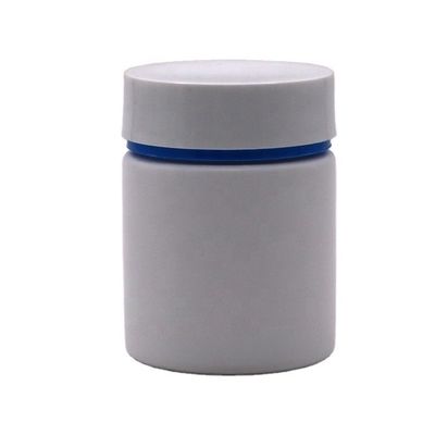 100 ml HDPE πλαστικό φιαλίδιο για φάρμακα Καθαρό στρογγυλό βάζο για κάψουλες Κρατητής δισκίων