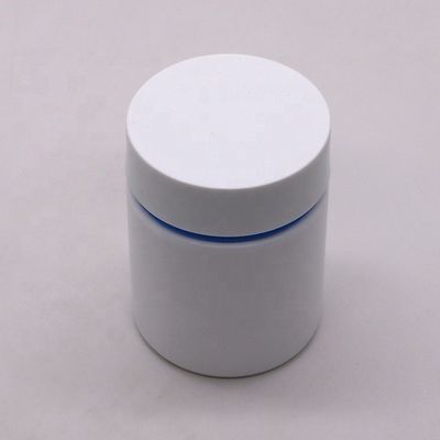 100 ml HDPE πλαστικό φιαλίδιο για φάρμακα Καθαρό στρογγυλό βάζο για κάψουλες Κρατητής δισκίων