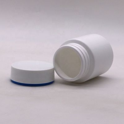 100 ml HDPE πλαστικό φιαλίδιο για φάρμακα Καθαρό στρογγυλό βάζο για κάψουλες Κρατητής δισκίων