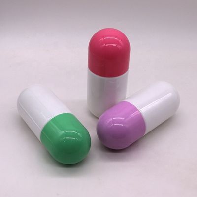 250ML/8OZ PET φωτεινή κάψουλα με σχήμα καψούλας Φαρμακευτικής ποιότητας πλαστικό μπουκάλι με καπάκι βίδας και θερμική σφραγίδα