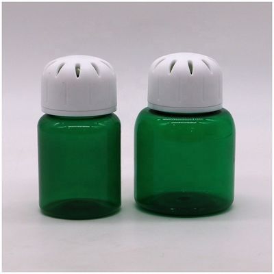 3OZ/90ml Μπουκάλια από λευκό πλαστικό άρωμα PET με καπάκι με βίδα και θερμική σφραγίδα Μπουκάλι στερεών αρωμάτων