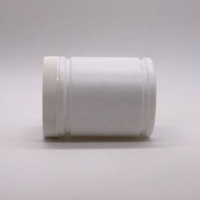 500 ml HDPE πλαστικό περιέκτη σκόνης με προσαρμοσμένο σχεδιασμό αυτοκόλλητου ετικέτας κυλίνδρου
