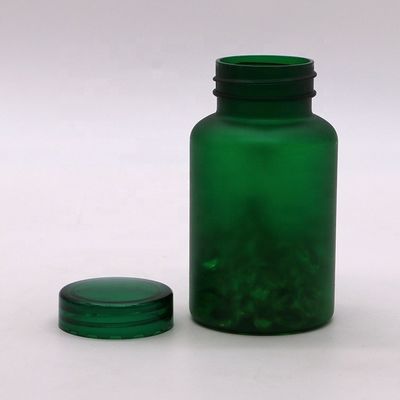 150CC PET Matte/Frosted Green πλαστικό μπουκάλι με καπάκι προστασίας παιδιών και αυτοκόλλητο στην ετικέτα