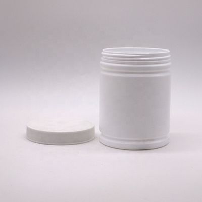 500 ml HDPE πλαστικό περιέκτη σκόνης με προσαρμοσμένο σχεδιασμό αυτοκόλλητου ετικέτας κυλίνδρου