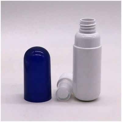 Προσαρμόσιμο χρώμα 50ml PET μίνι κάψουλα σχήμα πλαστικό μπουκάλι για τις ανάγκες προσωπικής φροντίδας