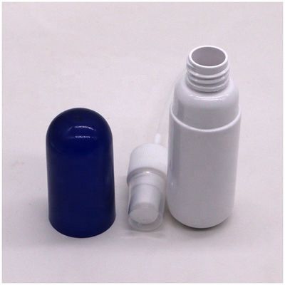 Προσαρμόσιμο χρώμα 50ml PET μίνι κάψουλα σχήμα πλαστικό μπουκάλι για τις ανάγκες προσωπικής φροντίδας